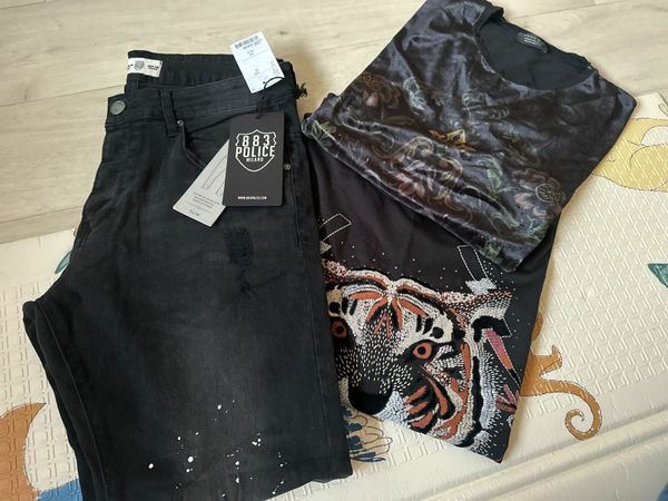 Men outfit/Jeans ,t-shirts set