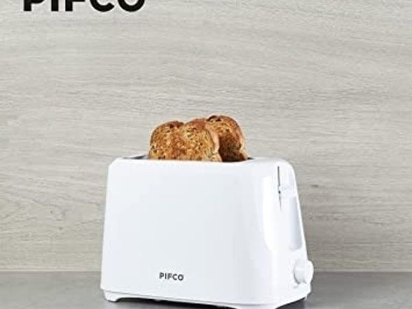 Pifco White Two Slice Toasters NEW