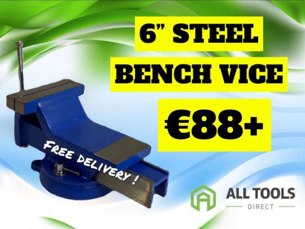 6” steel bench vice delivery available