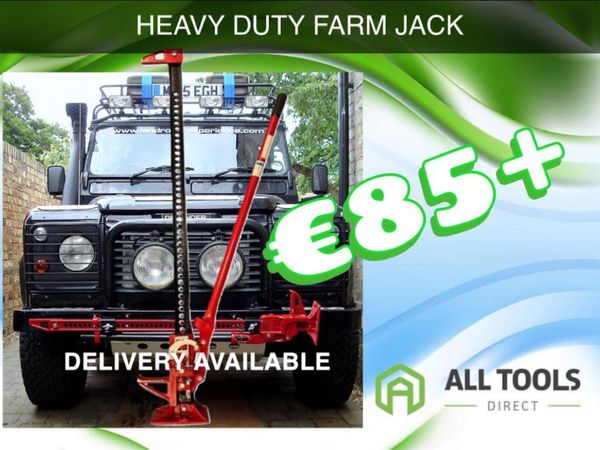 Heavy duty 4x4 ratchet farm jack