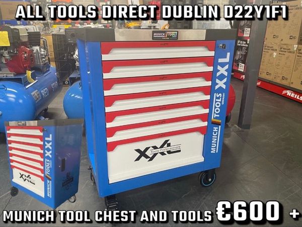 MUNICH tool box cabinet trolley with tools