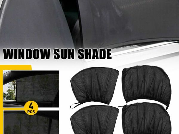 4x Car Side Window Mesh Film Windshield Net Sun Sh