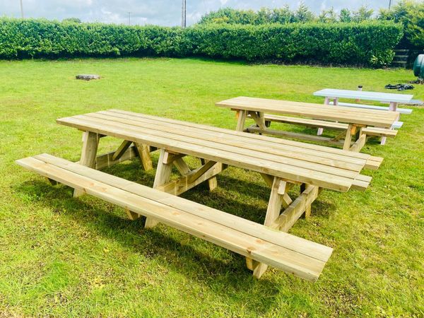 5.5 or7.75ft Garden Picnic Bench,6x2Treated Timber