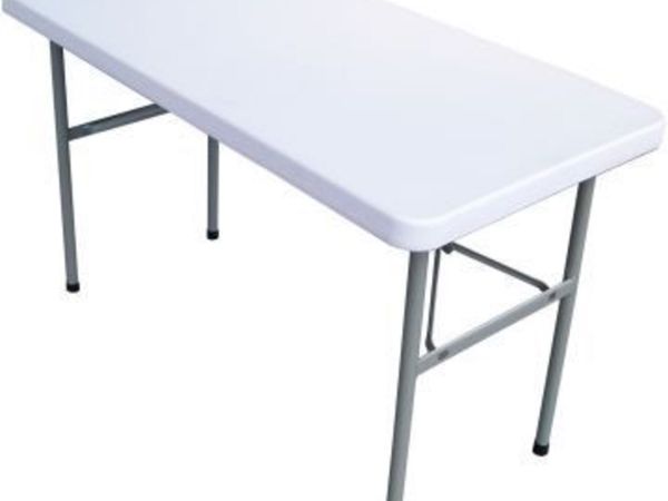 New 4ft x 2ft6 Folding Straight Trestle Tables