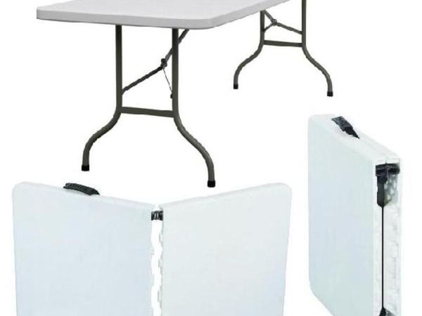 New 8ft x 2ft6 Folding Half Trestle Tables