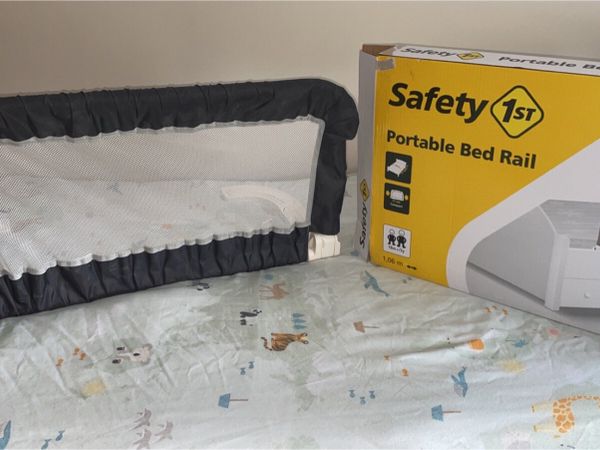 Safety first portable bed rail