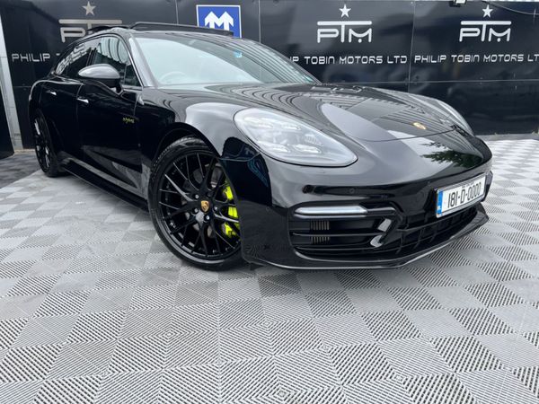 Porsche Panamera Estate, Petrol Plug-in Hybrid, 2018, Black