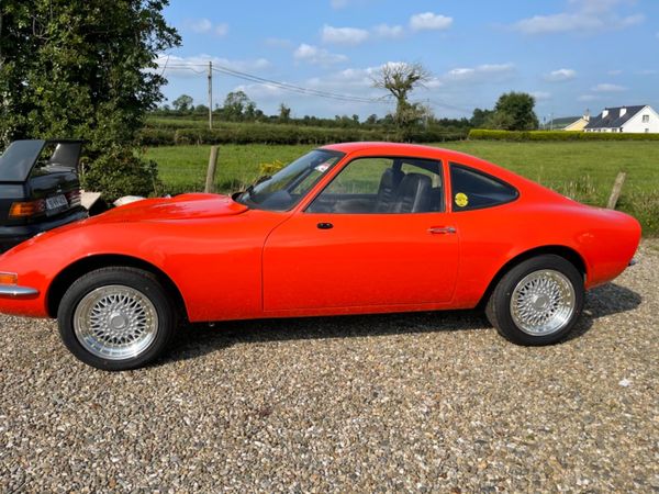 Opel GT Coupe, Petrol, 1972, Red