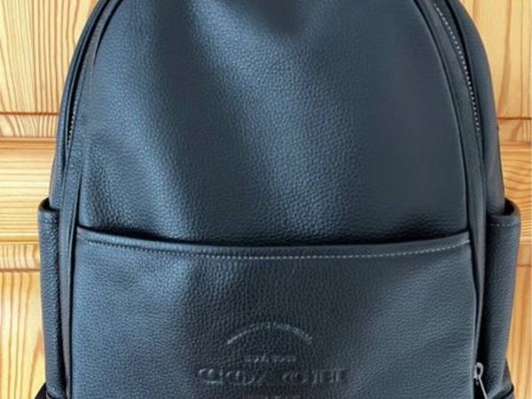 Coach Pebble Grain Leather Backpack