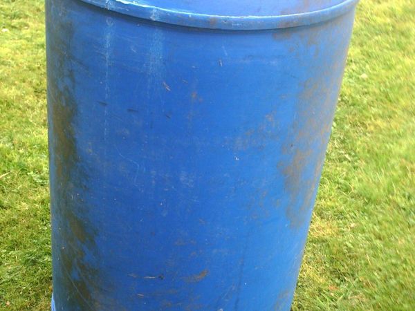 gardening plastic barrel