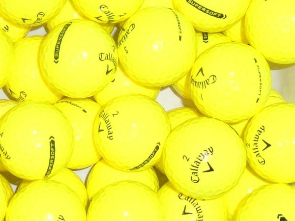 Callaway Supersoft Yellow Lake Golf Balls x 48