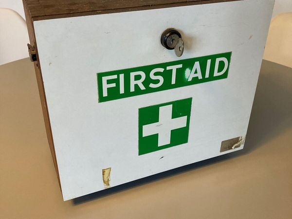 Vintage first aid box