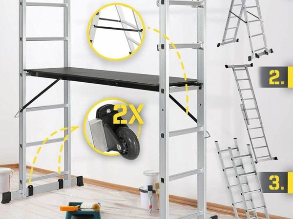 4 IN 1 SCAFFOLDING - FREE DELIVERY