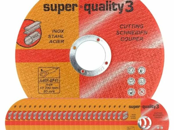 Super Quality 3 Flat Stainless Steel Cutting Disc