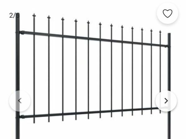 Garden fence railings