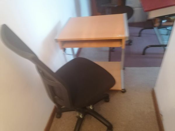 New office chair and desk delivered