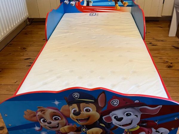 Paw Patrol toddler bed and mattress