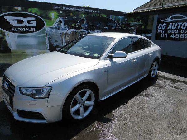 Audi A5, 2012 5DR S LINE IN SILVER FSH NCTD