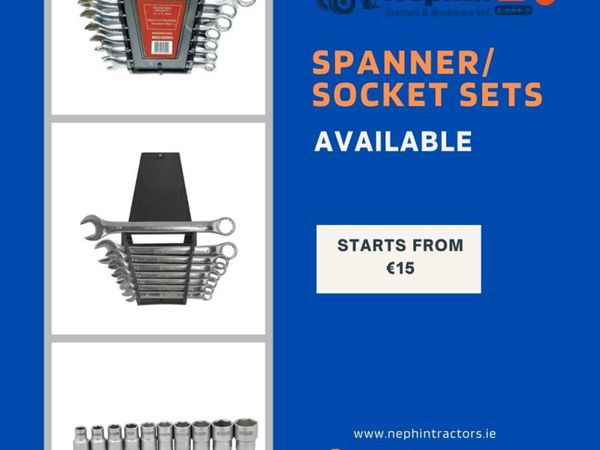 Spanner & Socket Kits  Available !!