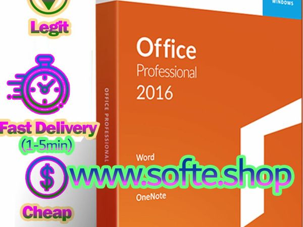 Office 2016 pro 100% Authentic License