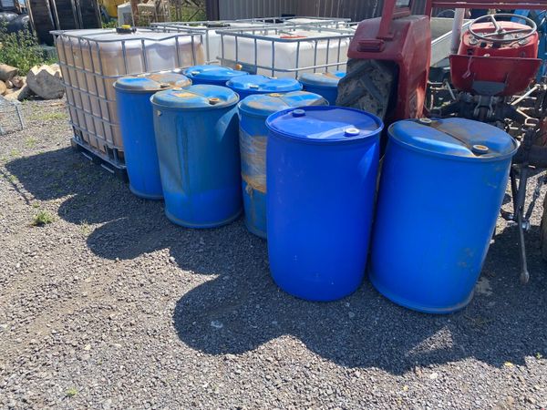 200 lts drum blue barrel