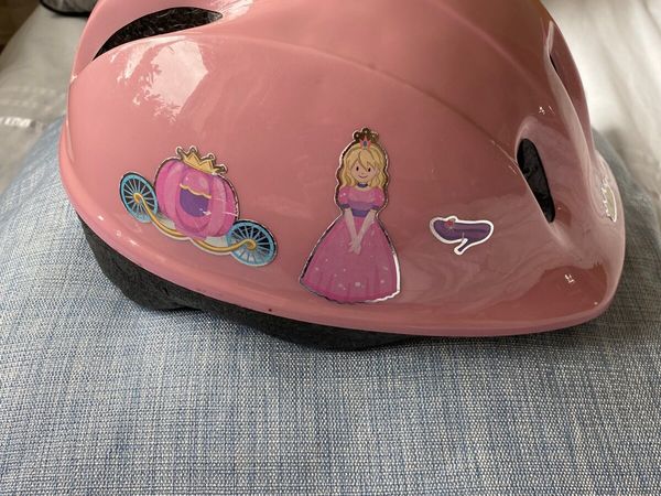Girl’s Pink Safety Helmet for Biking or Scooter