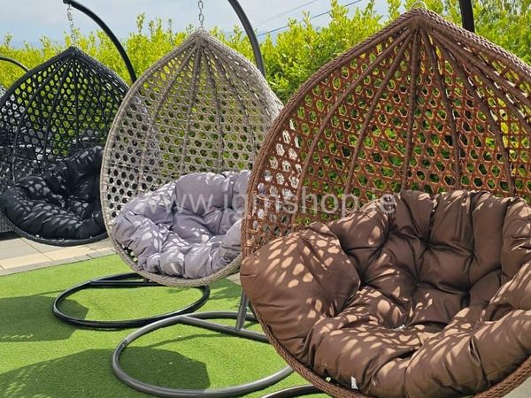 Garden Rattan Swing Egg Chair