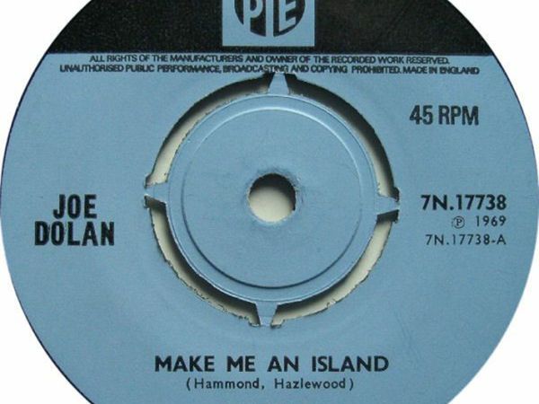 Joe Dolan vinyl single - Make me an Island