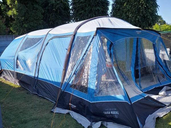 Vango Taiga 600xl complete camping set up