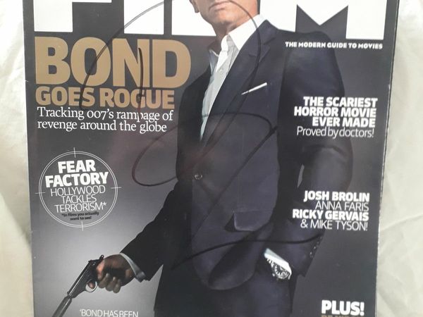 James Bond Daniel Craig Autograph