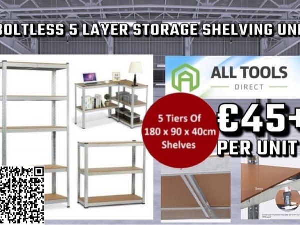 Garage workshop shed shelf shelving storage unit