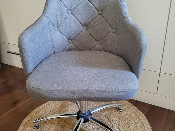 Light Grey Fabric Office Chair