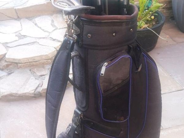 Golf clubs and bag mixed set