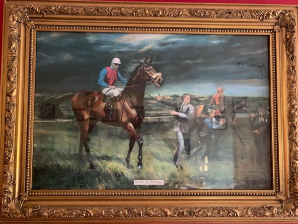 Selection of horse framed pictures