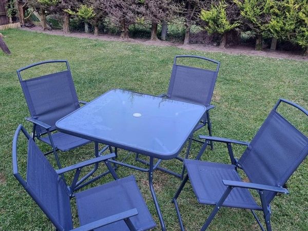 Garden table and chairs