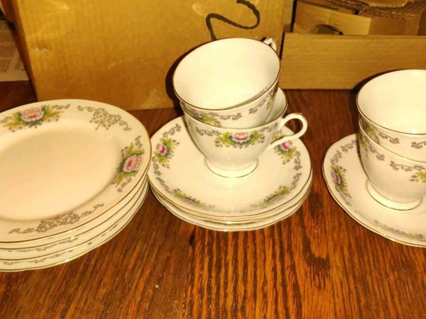 CHINESE TEA SET, 12 Piece , Hand Crafted , New !