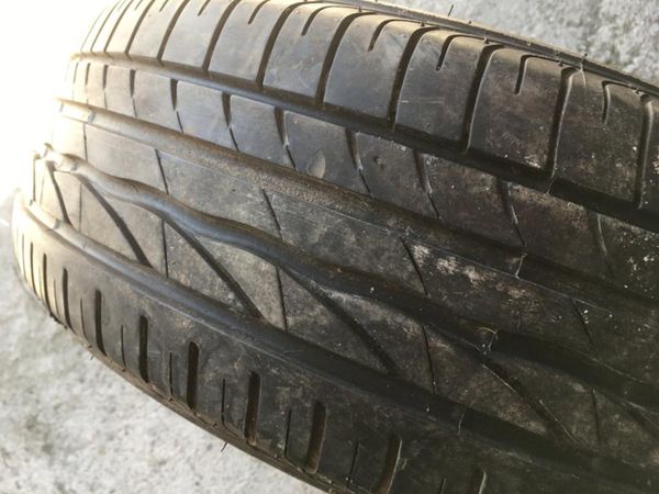 Spare Bridgestone car tyre wheel