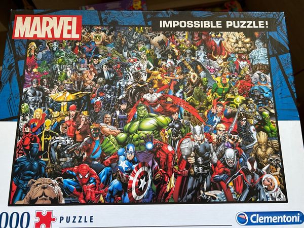 Marvel Impossible Puzzle 1000 Pieces Superheroes