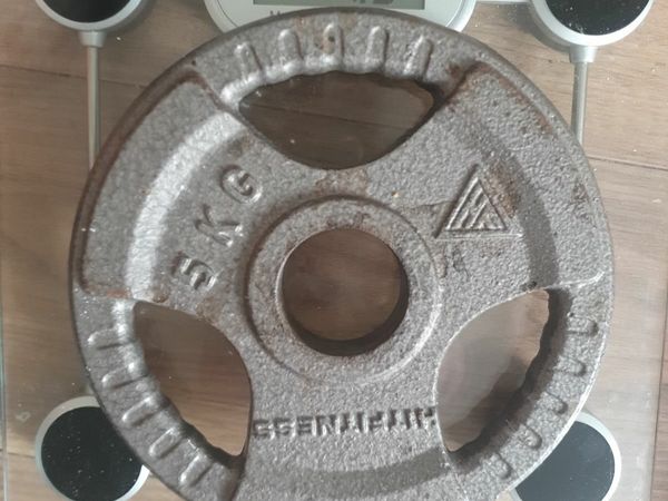 Cast iron weight plate
