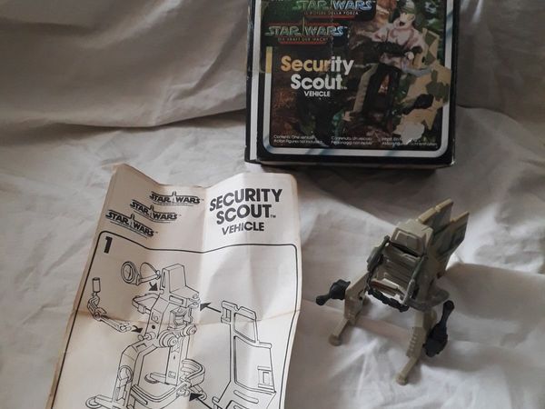 Vintage Star Wars POTF Security Scout MIB