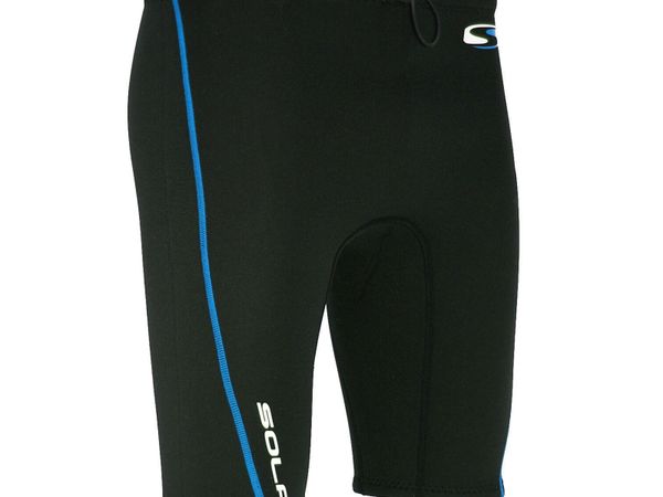 New Sola Unisex Neoprene Wetsuit Shorts, all sizes