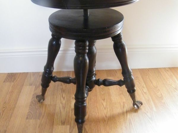 Charles Parker, adjustable height piano stool