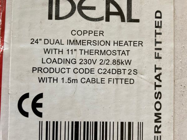 24” copper thermostat element