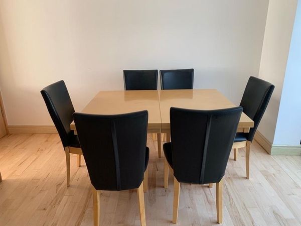 Table and 6 Chairs for Sale