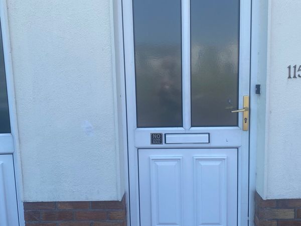Single PVC front door