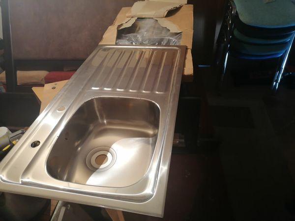 Two new stane less steel sinks delivered