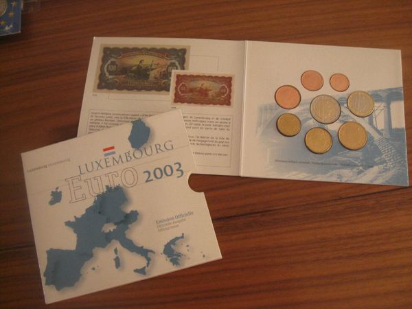 Luxembourg Euro 2003 Coin Set- 12 Euros
