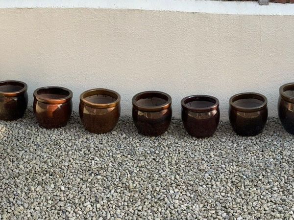 Large and Medium terracotta garden pots