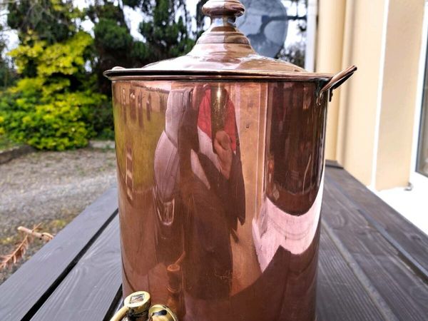 Old copper  boiler
