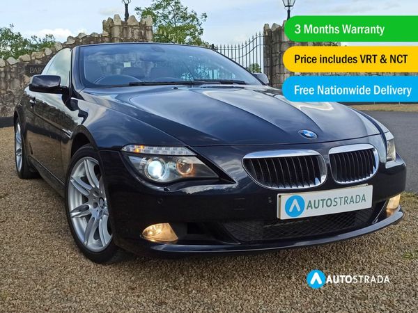 BMW 6-Series Convertible, Petrol, 2009, Blue